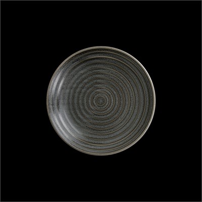 Тарелка мелкая без бортов 7 180 мм, серый «Corone Urbano» " фк1565