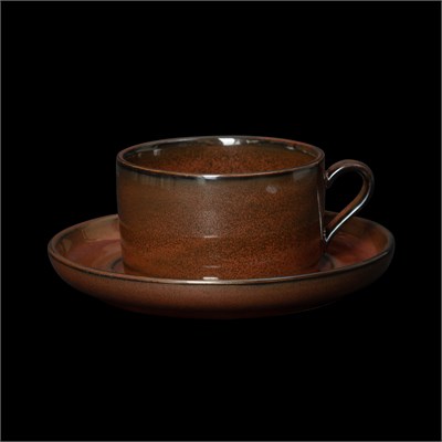 ЧАЙНАЯ ПАРА 320мл, красный Corone Carmen" [HD012577/HD012578]" фк1824