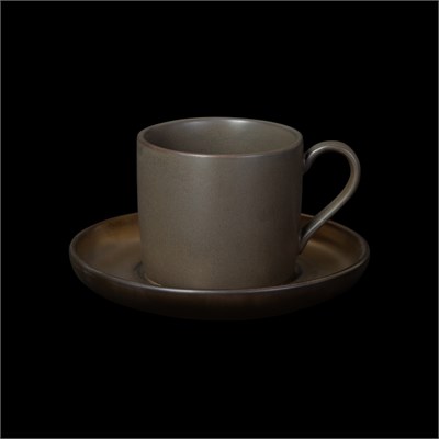 ЧАЙНАЯ ПАРА 230мл, медный/серый Corone Luminare" [HS027532/HS027533]" фк1919