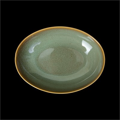 БЛЮДО овальное 8,5 220х165мм, зеленый "Corone Primavera" [HS167081]" фк1753