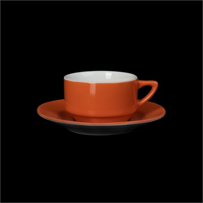 КОФЕЙНАЯ ПАРА 100мл, оранжевый Corone Gusto" [7919/7920]" фк1736