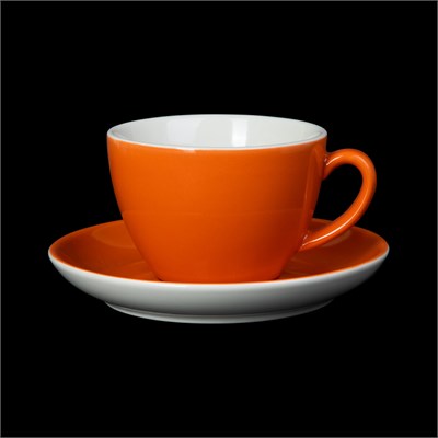 ЧАЙНАЯ ПАРА 320мл, оранжевый Corone Gusto" [4616/4618]" фк1718