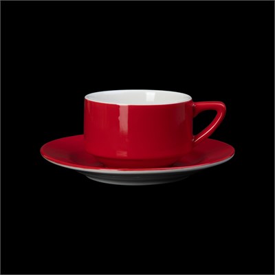 КОФЕЙНАЯ ПАРА 190мл, красный Corone Gusto" [7921/7922]" фк1738