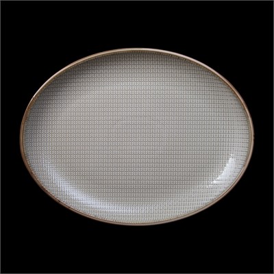 БЛЮДО овальное 12,5 315х240мм, бежевый ''Corone Alveare'' [HS179440]" фк9507