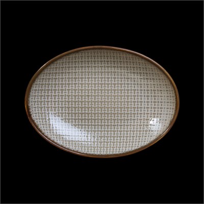 БЛЮДО овальное малое 6 155х110мм, бежевый ''Corone Alveare'' [HS179478]" фк9511