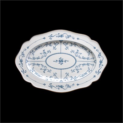 БЛЮДО овальное 10х7" 253х173мм "Sam&Squito Vintage" [JX40-A010-01-APR01-AM01]" фк6706