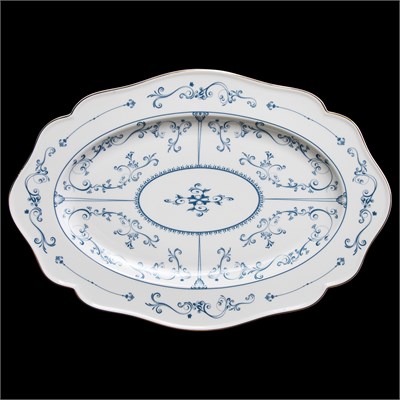 БЛЮДО овальное 14х9,75" 354х243мм "Sam&Squito Vintage" [JX40-A010-02-APR01-AM01]" фк6707