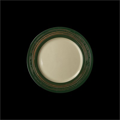 ТАРЕЛКА мелкая 9 230мм, слоновая кость+ зеленый "China Town" [HM05165-9]" фк8504