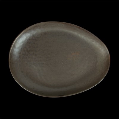ТАРЕЛКА овальная 10,5 275х205мм, серый "Corone Luminare" [HS103060]" фк1936