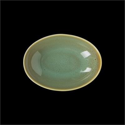 БЛЮДО овальное 5,75 143х103мм, зеленый "Corone Primavera" [HS167018]" фк2200