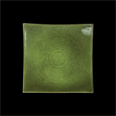 ТАРЕЛКА квадратная 10'' 265мм, зеленый Corone Cocorita" [XSY2179]" фк8856