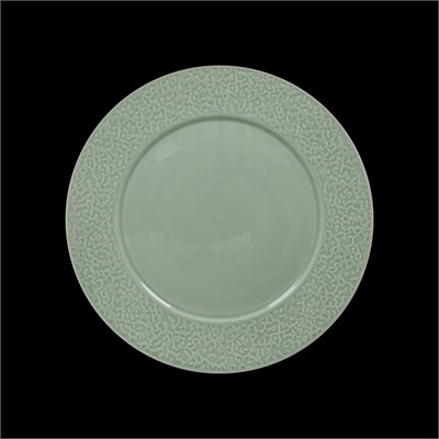 ТАРЕЛКА мелкая с бортами 11 280мм, зеленый "Corone Nori" [LQ-QK15289-GRE]" фк5614