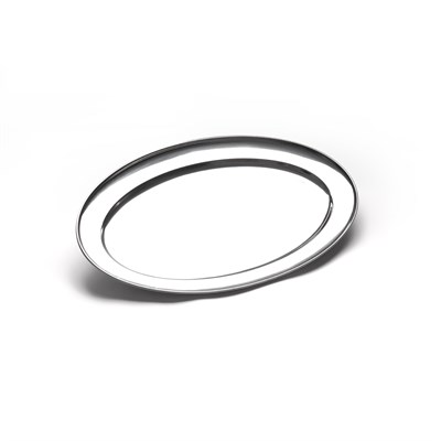 Блюдо овальное 600х420 мм из нержавеющей стали кт801