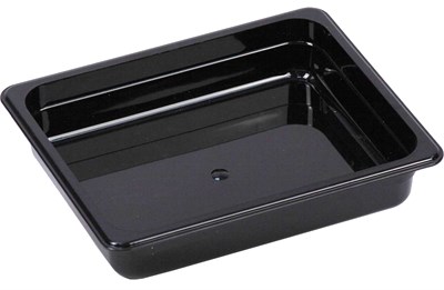 Гастроемкость из поликарбоната GN 1/2 327х265х65 мм черная [JW-P122B] кт0402