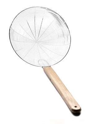 Сито-шумовка 240 мм с деревянной ручкой [F3-16122] кт1601