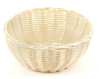 Корзинка пластиковая 205 мм бежевая [KT2025] кт1899