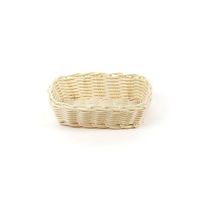 Корзинка пластиковая 180х120 мм бежевая [KT3052] кт1911