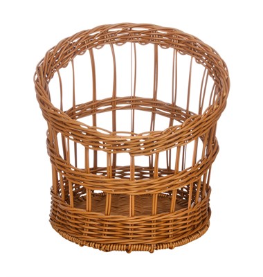 Корзинка пластиковая 350 мм коричневая [Brown 5440] кт310