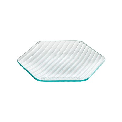 Тарелка шестиугольная «Corone Aqua» 220 мм кт0155