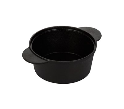 Кастрюля 1,8 л с двумя ручками чугун Luxstahl [HE198D] кт1204