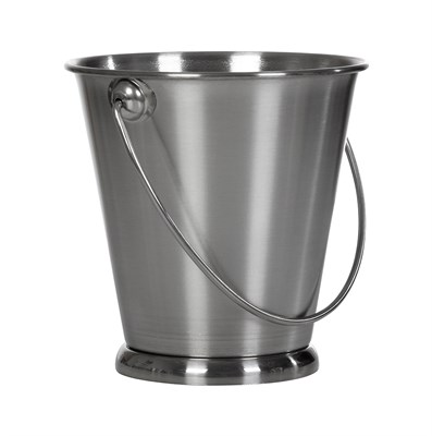 Ведро для подачи с ручкой 125 мм Luxstahl [80818-T mirror polish] кт2556