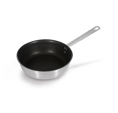 СКОВОРОДА d=200/65 нерж антиприг. покрытие, высокие борта, ИНДУКЦИЯ, LUXSTAHL кт605