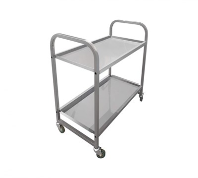 Тележка сервировочная Luxstahl нерж. мко748