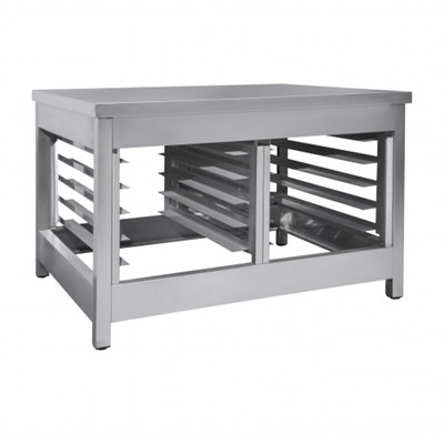 Подставка под пароконвектомат Luxstahl 1000х810х650 (гастроемкости 2х5) мко998