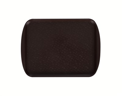 Поднос столовый 415х305 мм с ручками шоколадный мки088