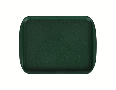 Поднос столовый 330х260 мм темно-зеленый мки091