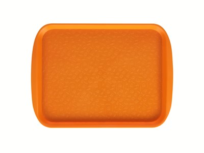 Поднос столовый 330х260 мм светло-оранжевый мки094