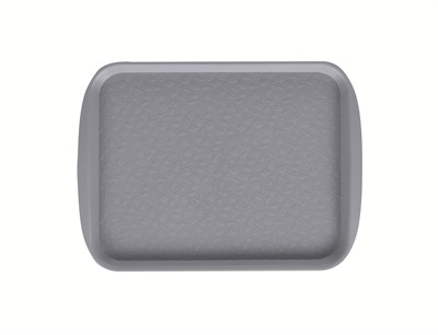 Поднос столовый 330х260 мм светло-серый мки090