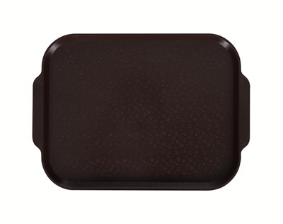 Поднос столовый 450х355 мм с ручками шоколадный мки112