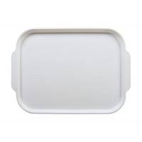 Поднос столовый 450х355 мм с ручками белый мки026