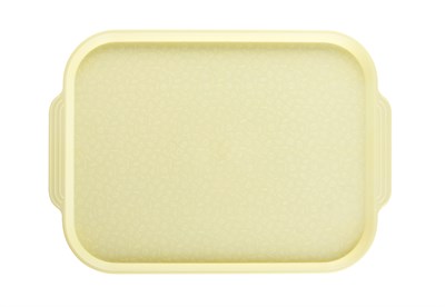 Поднос столовый 450х355 мм с ручками светло-желтый мки018