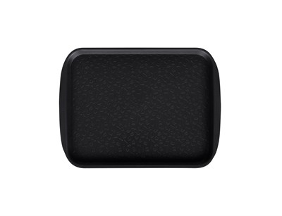 Поднос столовый 330х260 мм черный мки128