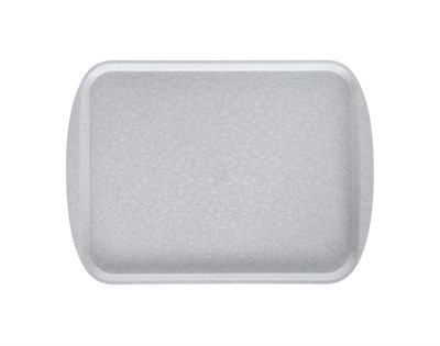 Поднос столовый 415х305 мм с ручками светлый гранит мки133