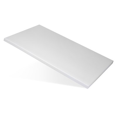 Доска разделочная 600х400х18 мм белая пластик мки307