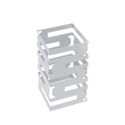 Подставка-куб фуршетная 150х150х255 мм серебро Luxstahl мки324/1