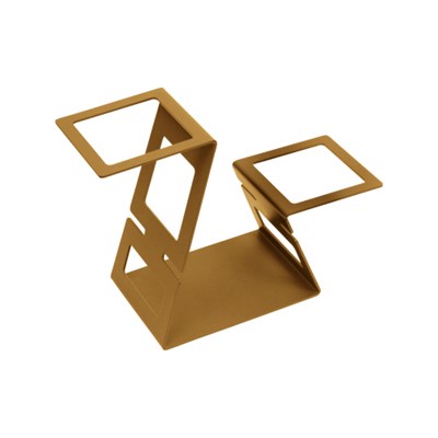 Подставка фуршетная Фламинго 340х150х240 мм золото Luxstahl мки328/5