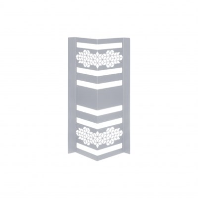 Стойка фуршетная ажурная высокая 220х95х460 мм серебро Luxstahl мки330/1