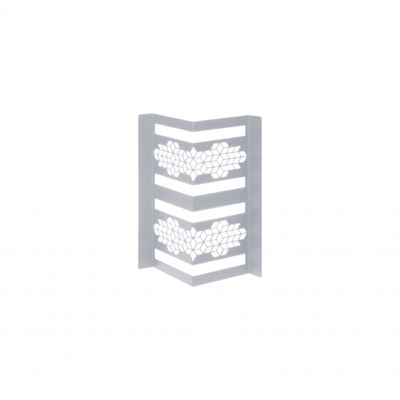 Стойка фуршетная ажурная низкая 220х95х310 мм серебро Luxstahl мки331/1