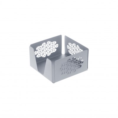 Салфетница ажурная 130х130х70 мм серебро Luxstahl мки339/1