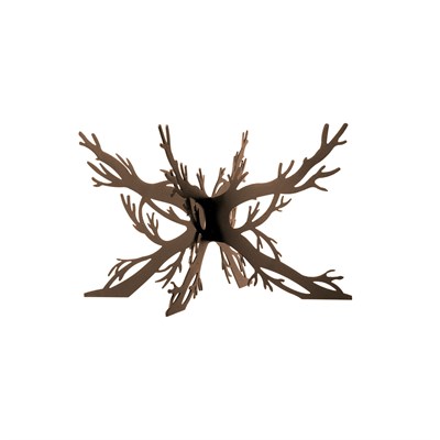 Подставка фуршетная Ветви 275х275х170 мм бронза Luxstahl мки348/2