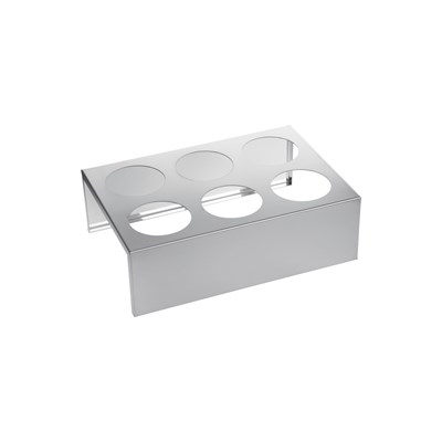 ПОДСТАВКА для 6-ти диспенсеров для соуса нерж. Luxstahl мки208