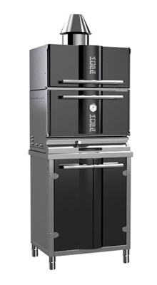 Гриль-печь на углях KOPA 300SC с тепловым шкафом на подставке ита1087