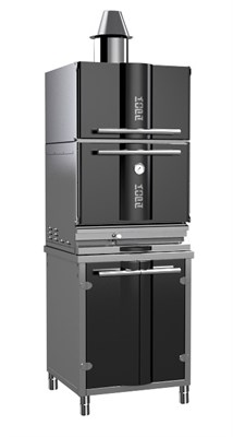 Гриль-печь на углях KOPA 400SC с тепловым шкафом на подставке ита1091