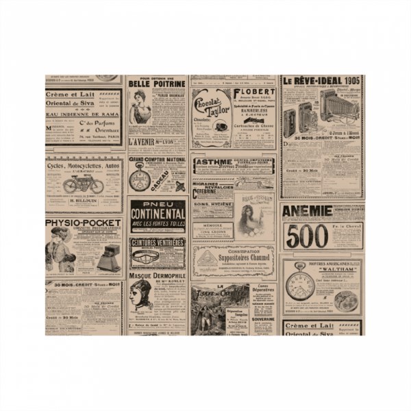 Бумага упаковочная,жиропрочная "TIMES" 31*38 см, 1000 л/уп, Garcia de Pou 16329 - фото 7489
