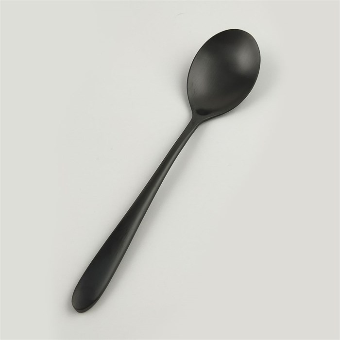 Ложка столовая ,покрытие PVD,черный матовый цвет,серия "Alessi-Black"  P.L. 16569 - фото 7538