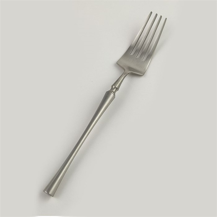 Вилка столовая ,серебряный матовый цвет,серия "1920-Silver"  P.L. 16572 - фото 7541